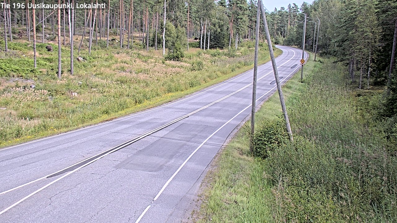 Kelikamerat Kuva Tie 196 Uusikaupunki, Lokalahti, Uusikaupunki, Varsinais-Suomi