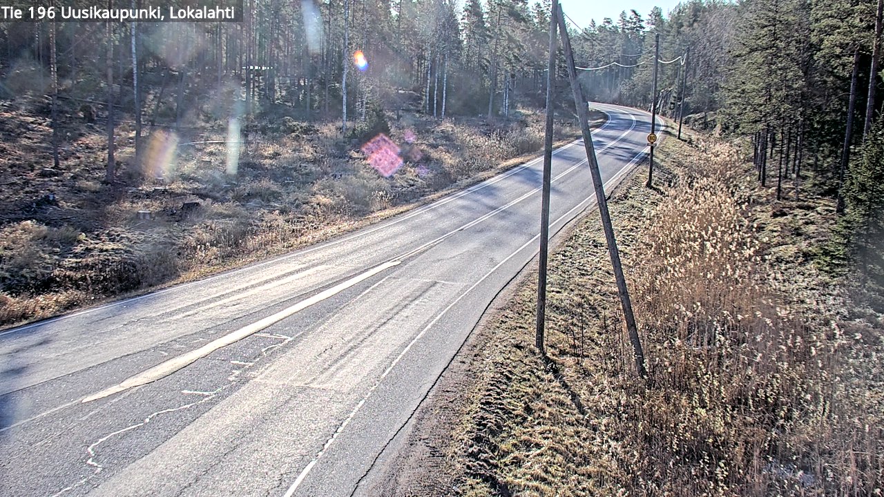 Kelikamerat Kuva Tie 196 Uusikaupunki, Lokalahti, Uusikaupunki, Varsinais-Suomi