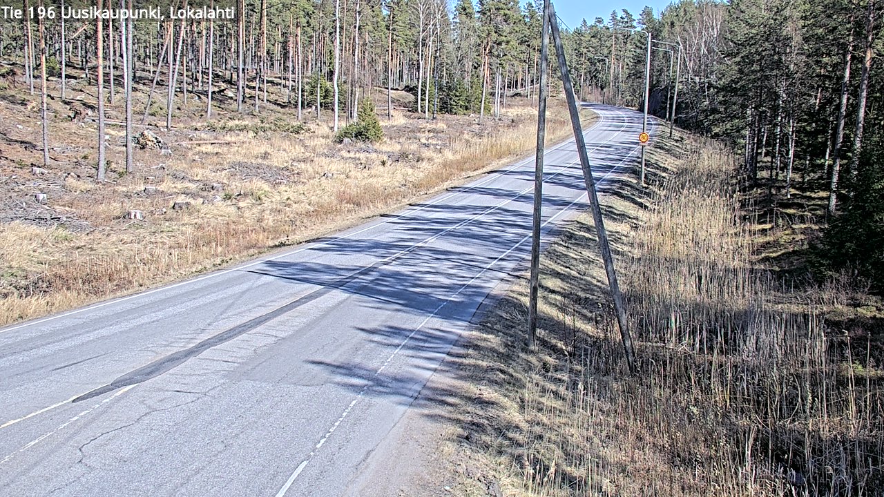 Kelikamerat Kuva Tie 196 Uusikaupunki, Lokalahti, Uusikaupunki, Varsinais-Suomi