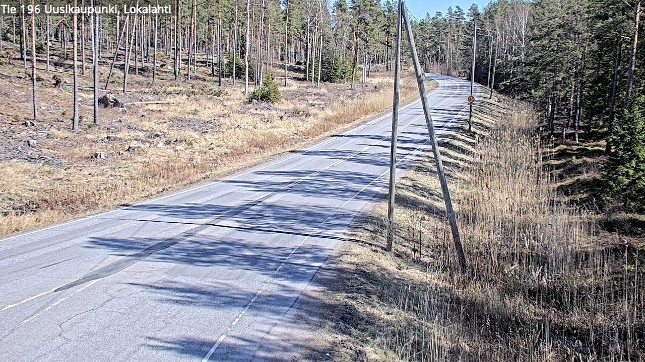 Kelikamerat Kuva Tie 196 Uusikaupunki, Lokalahti, Uusikaupunki, Varsinais-Suomi