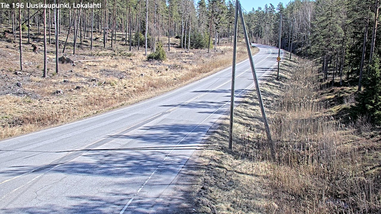 Kelikamerat Kuva Tie 196 Uusikaupunki, Lokalahti, Uusikaupunki, Varsinais-Suomi