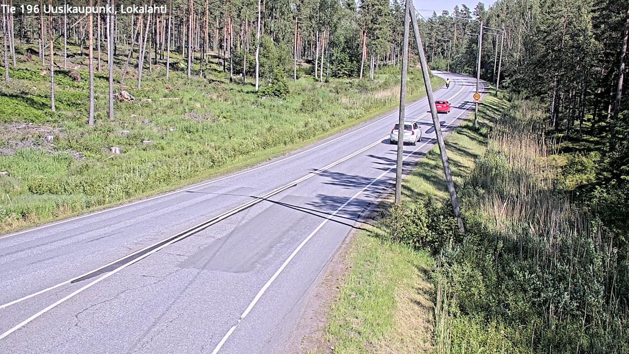 Kelikamerat Kuva Tie 196 Uusikaupunki, Lokalahti, Uusikaupunki, Varsinais-Suomi