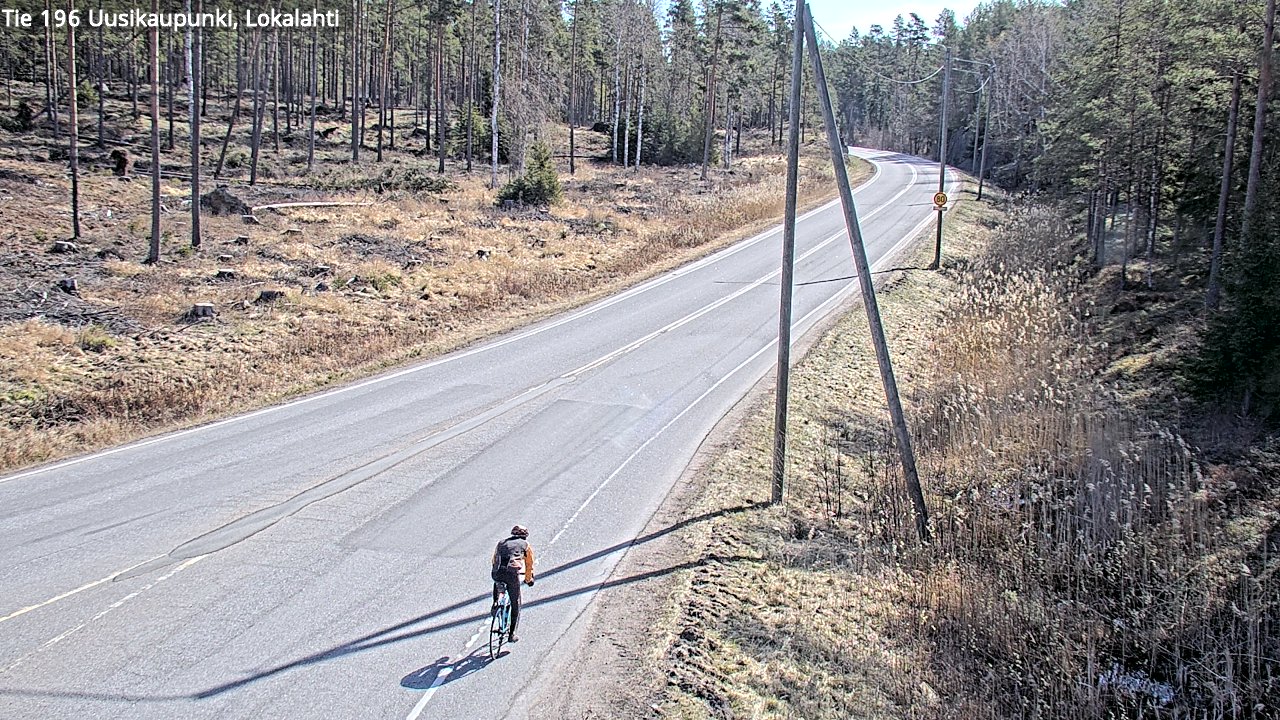 Kelikamerat Kuva Tie 196 Uusikaupunki, Lokalahti, Uusikaupunki, Varsinais-Suomi