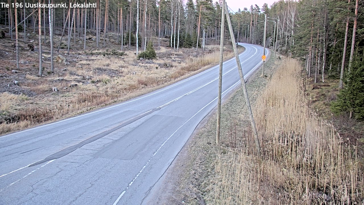 Kelikamerat Kuva Tie 196 Uusikaupunki, Lokalahti, Uusikaupunki, Varsinais-Suomi