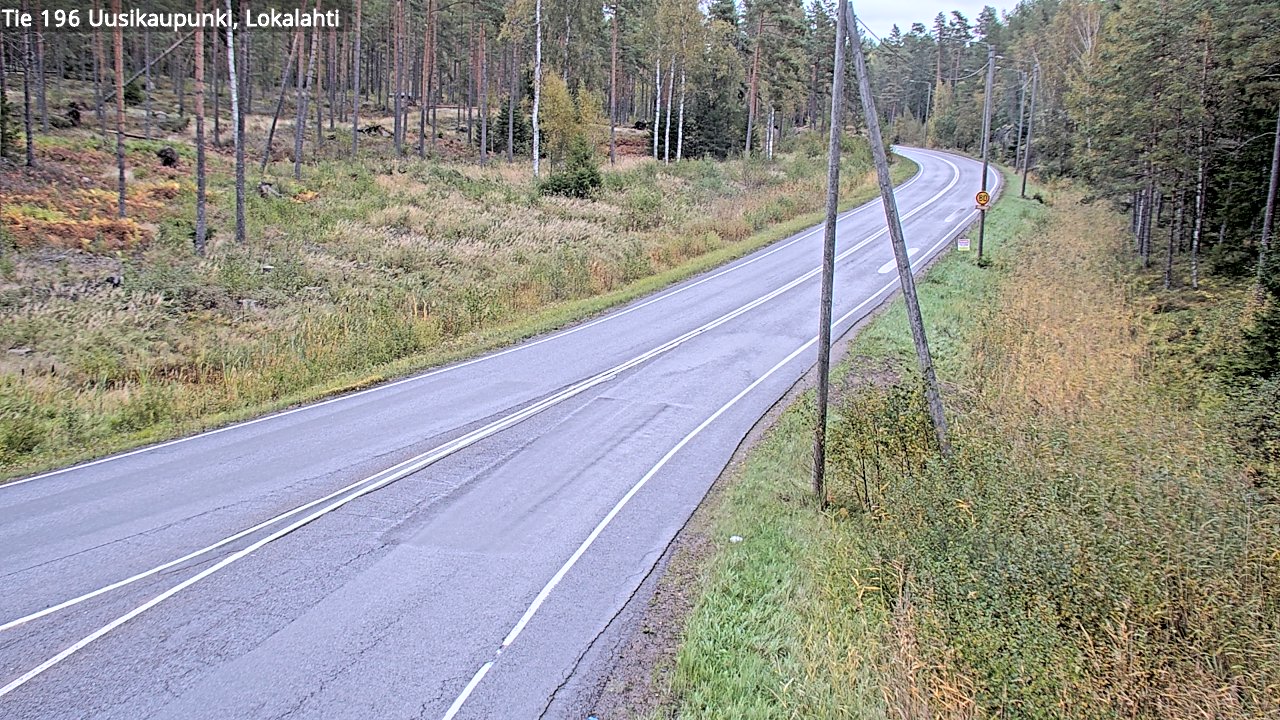 Kelikamerat Kuva Tie 196 Uusikaupunki, Lokalahti, Uusikaupunki, Varsinais-Suomi