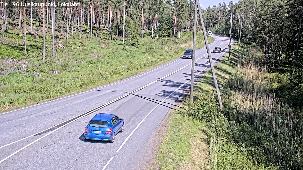 Kelikamerat Kuva Tie 196 Uusikaupunki, Lokalahti, Uusikaupunki, Varsinais-Suomi