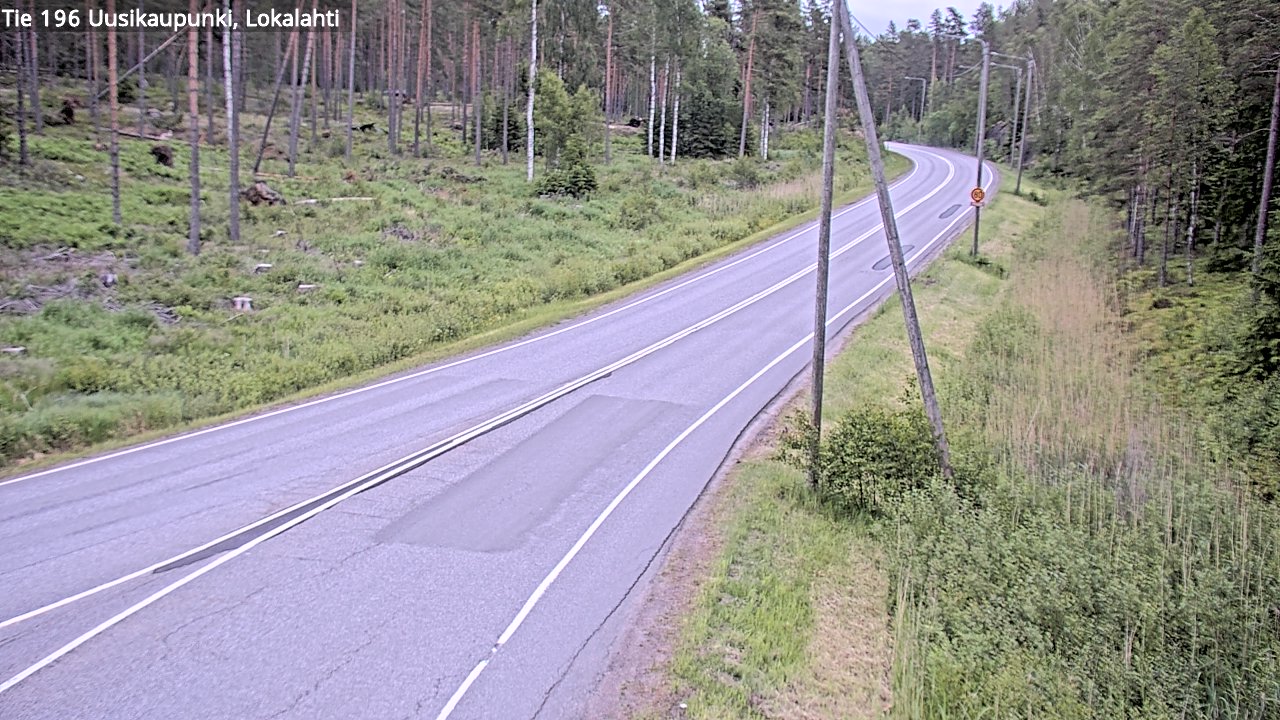 Kelikamerat Kuva Tie 196 Uusikaupunki, Lokalahti, Uusikaupunki, Varsinais-Suomi