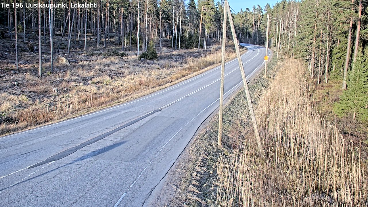 Kelikamerat Kuva Tie 196 Uusikaupunki, Lokalahti, Uusikaupunki, Varsinais-Suomi