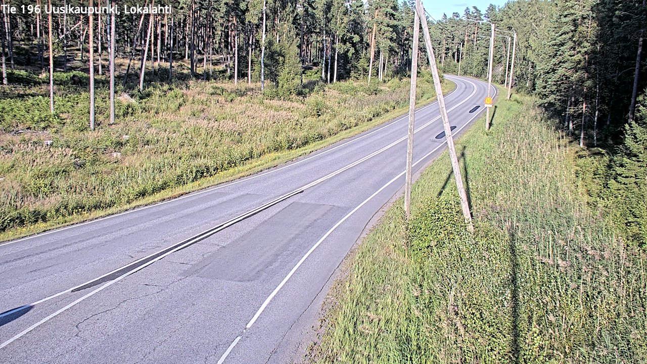 Kelikamerat Kuva Tie 196 Uusikaupunki, Lokalahti, Uusikaupunki, Varsinais-Suomi