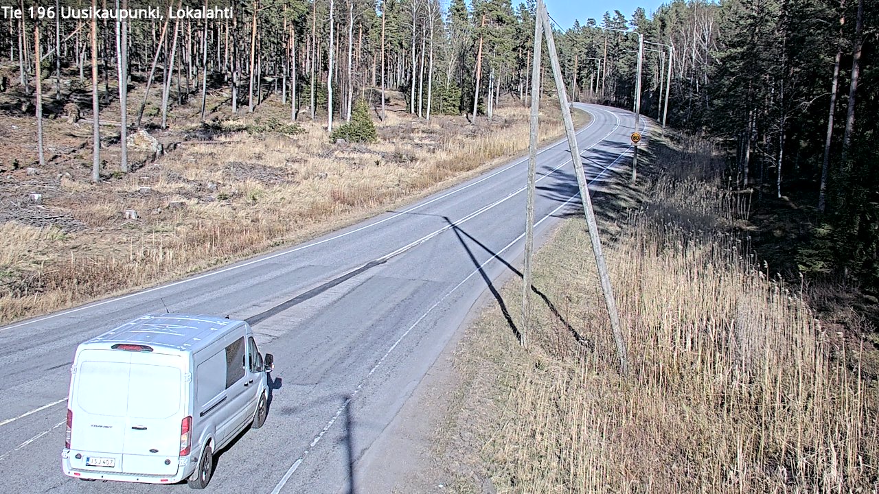 Kelikamerat Kuva Tie 196 Uusikaupunki, Lokalahti, Uusikaupunki, Varsinais-Suomi