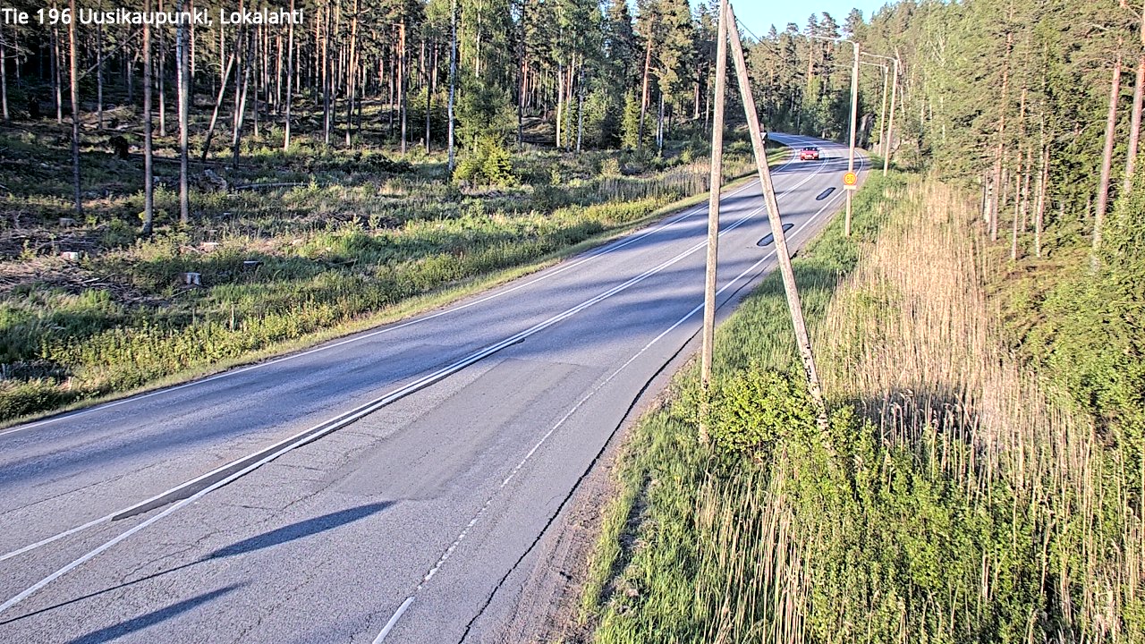 Weather Camera Image Road 196 Uusikaupunki, Lokalahti, Uusikaupunki, Varsinais-Suomi