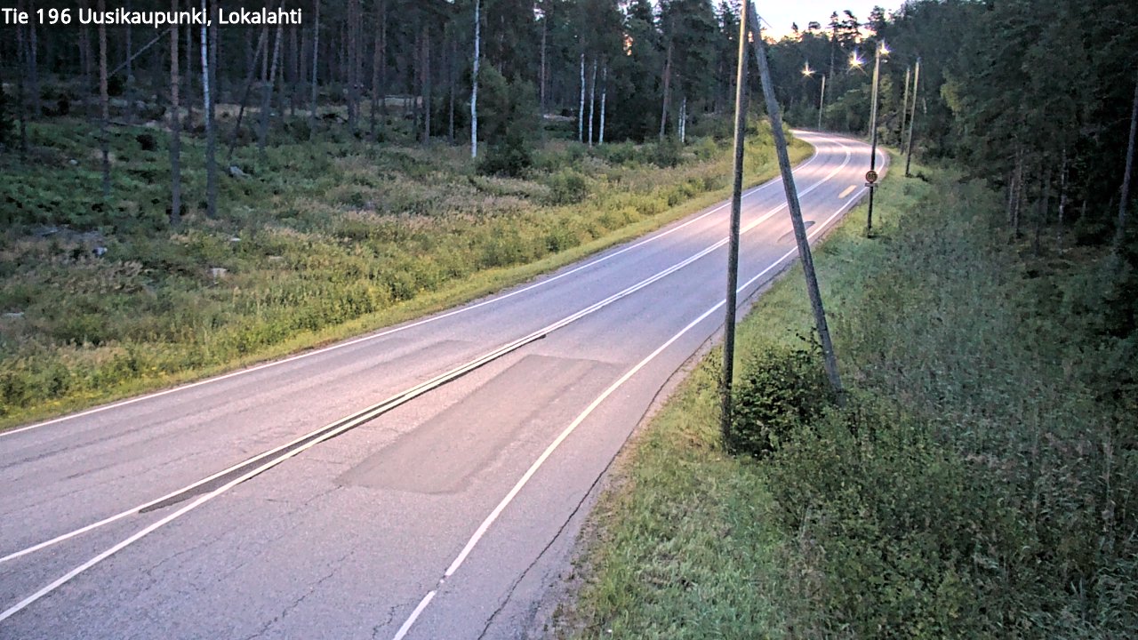 Kelikamerat Kuva Tie 196 Uusikaupunki, Lokalahti, Uusikaupunki, Varsinais-Suomi