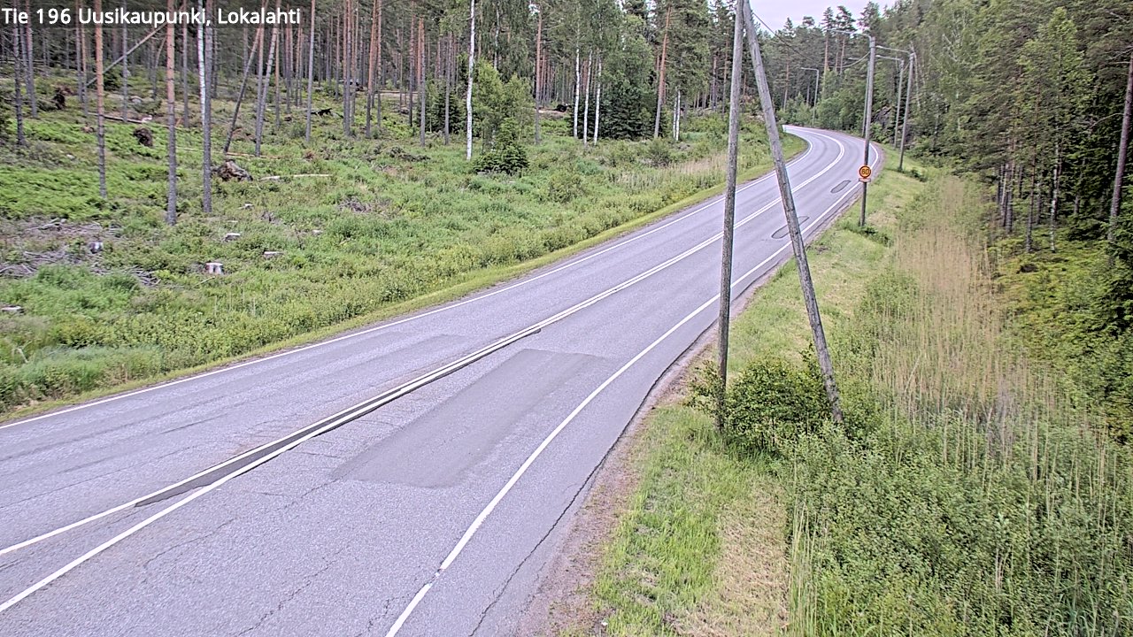 Kelikamerat Kuva Tie 196 Uusikaupunki, Lokalahti, Uusikaupunki, Varsinais-Suomi