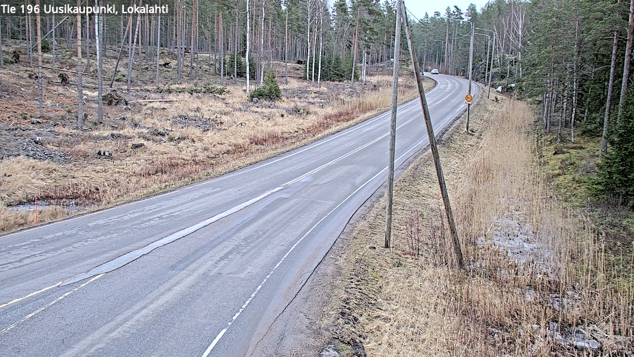 Kelikamerat Kuva Tie 196 Uusikaupunki, Lokalahti, Uusikaupunki, Varsinais-Suomi