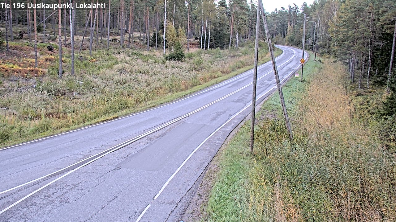 Kelikamerat Kuva Tie 196 Uusikaupunki, Lokalahti, Uusikaupunki, Varsinais-Suomi