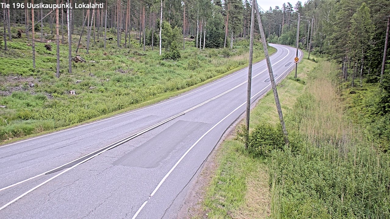 Kelikamerat Kuva Tie 196 Uusikaupunki, Lokalahti, Uusikaupunki, Varsinais-Suomi