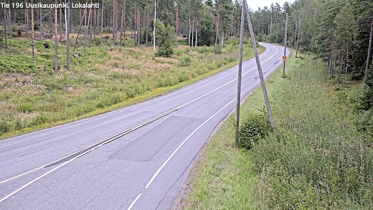 Kelikamerat Kuva Tie 196 Uusikaupunki, Lokalahti, Uusikaupunki, Varsinais-Suomi