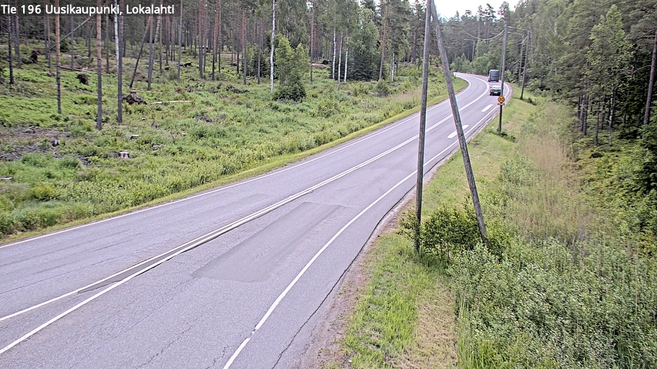 Weather Camera Image Väg 196 Nystad, Lokalax, Uusikaupunki, Varsinais-Suomi