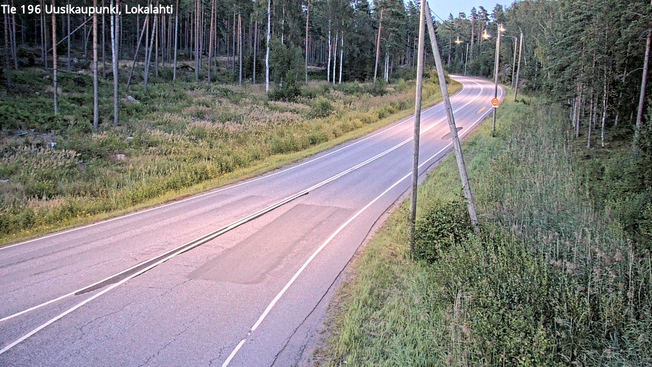 Kelikamerat Kuva Tie 196 Uusikaupunki, Lokalahti, Uusikaupunki, Varsinais-Suomi