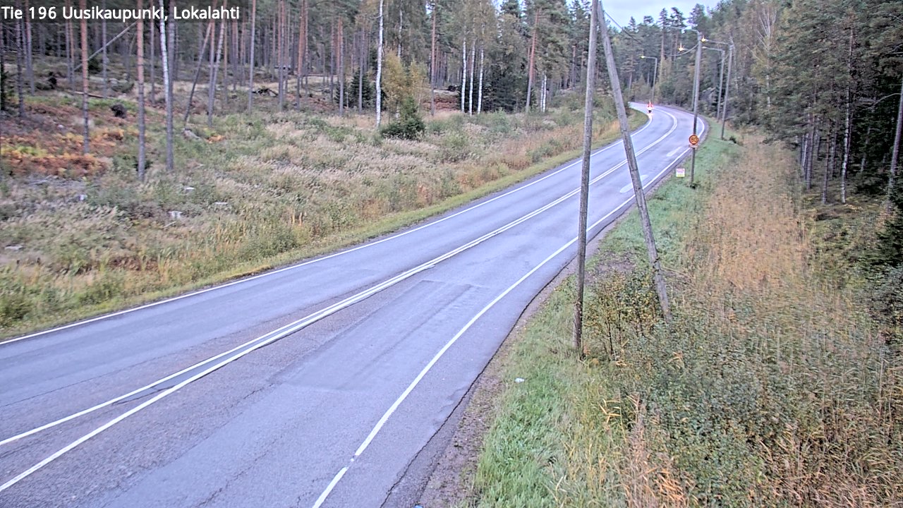 Kelikamerat Kuva Tie 196 Uusikaupunki, Lokalahti, Uusikaupunki, Varsinais-Suomi