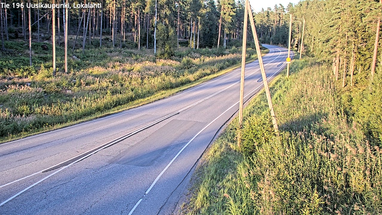 Kelikamerat Kuva Tie 196 Uusikaupunki, Lokalahti, Uusikaupunki, Varsinais-Suomi
