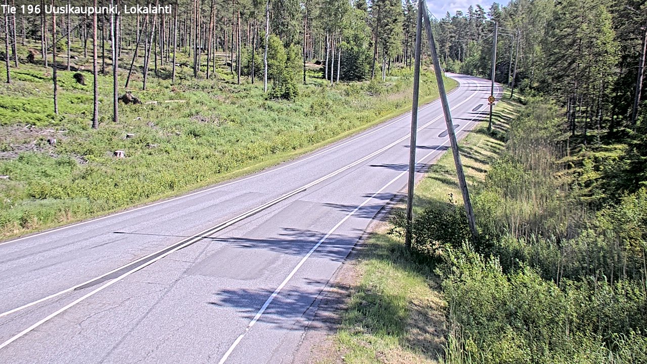 Kelikamerat Kuva Tie 196 Uusikaupunki, Lokalahti, Uusikaupunki, Varsinais-Suomi