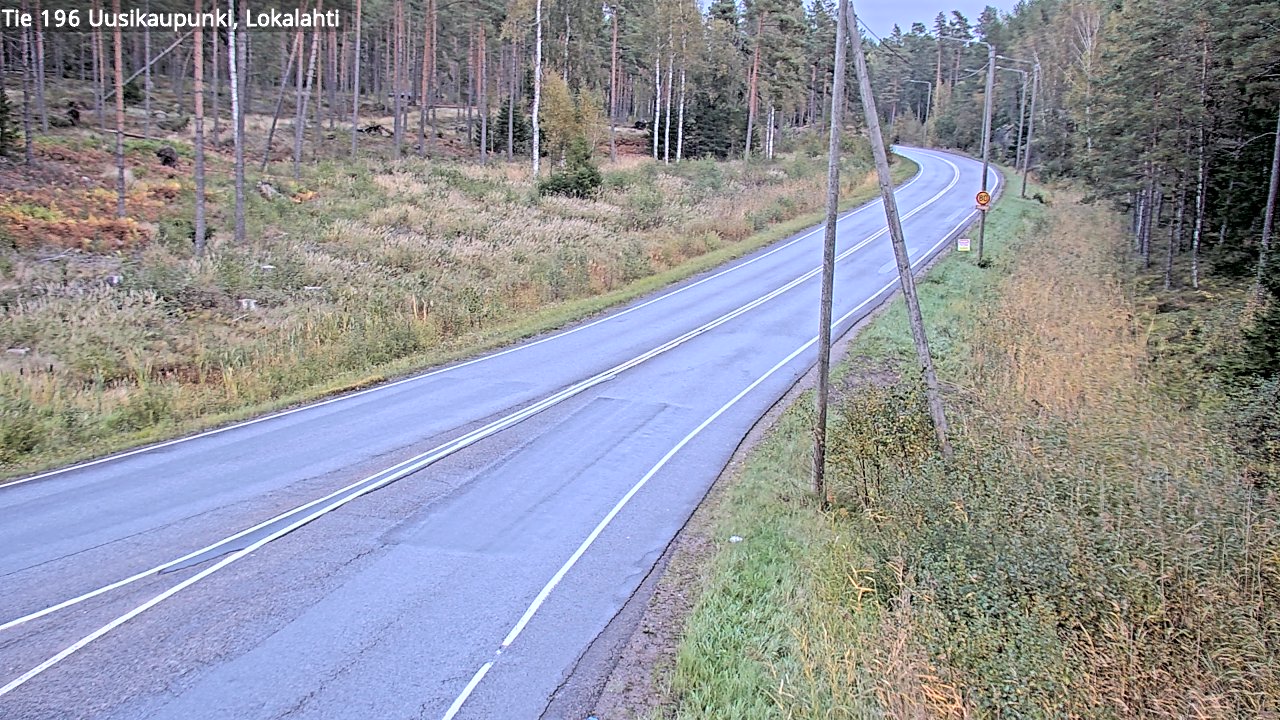 Kelikamerat Kuva Tie 196 Uusikaupunki, Lokalahti, Uusikaupunki, Varsinais-Suomi