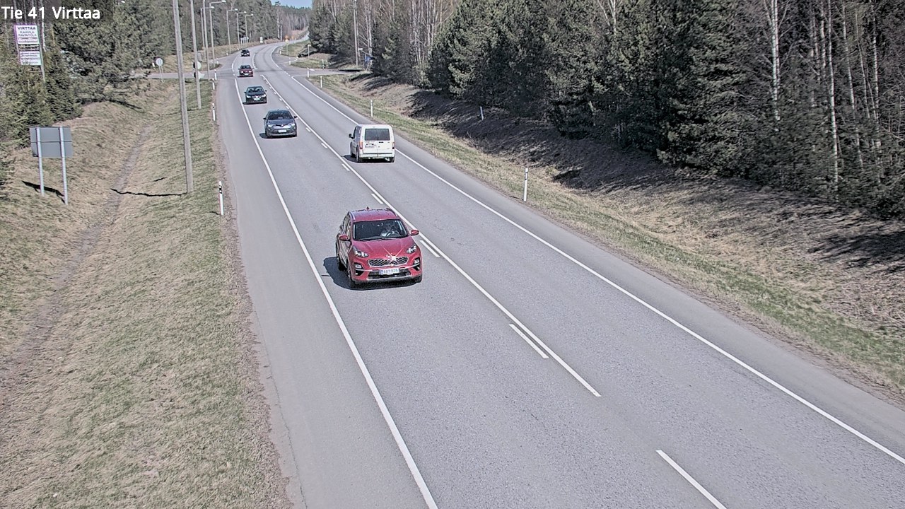 Kelikamerat Kuva Tie 41 Virttaa, Loimaa, Varsinais-Suomi