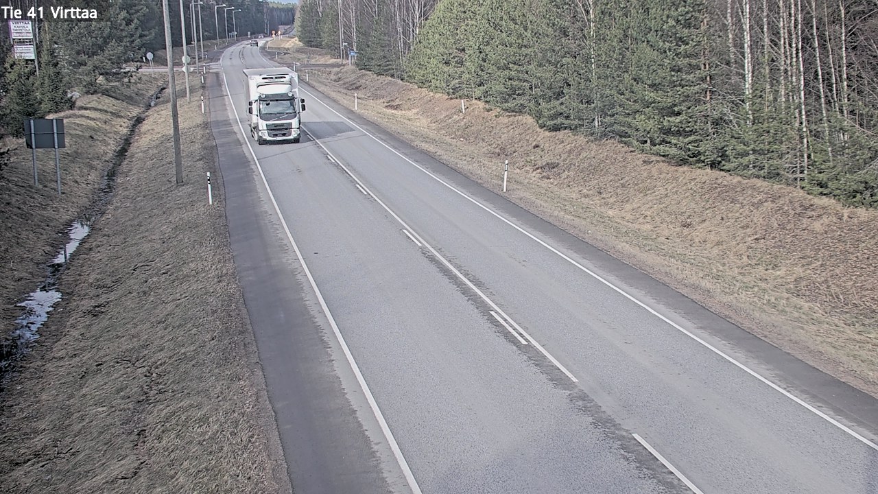 Weather Camera Image Road 41 Virttaa, Loimaa, Varsinais-Suomi