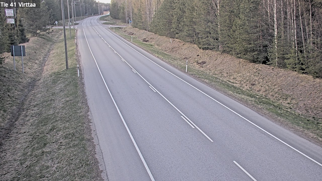 Weather Camera Image Road 41 Virttaa, Loimaa, Varsinais-Suomi