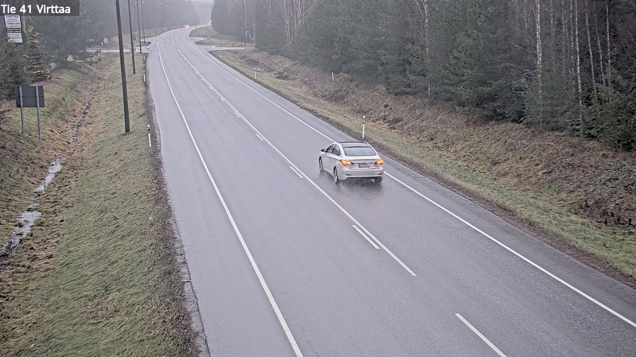 Weather Camera Image Road 41 Virttaa, Loimaa, Varsinais-Suomi