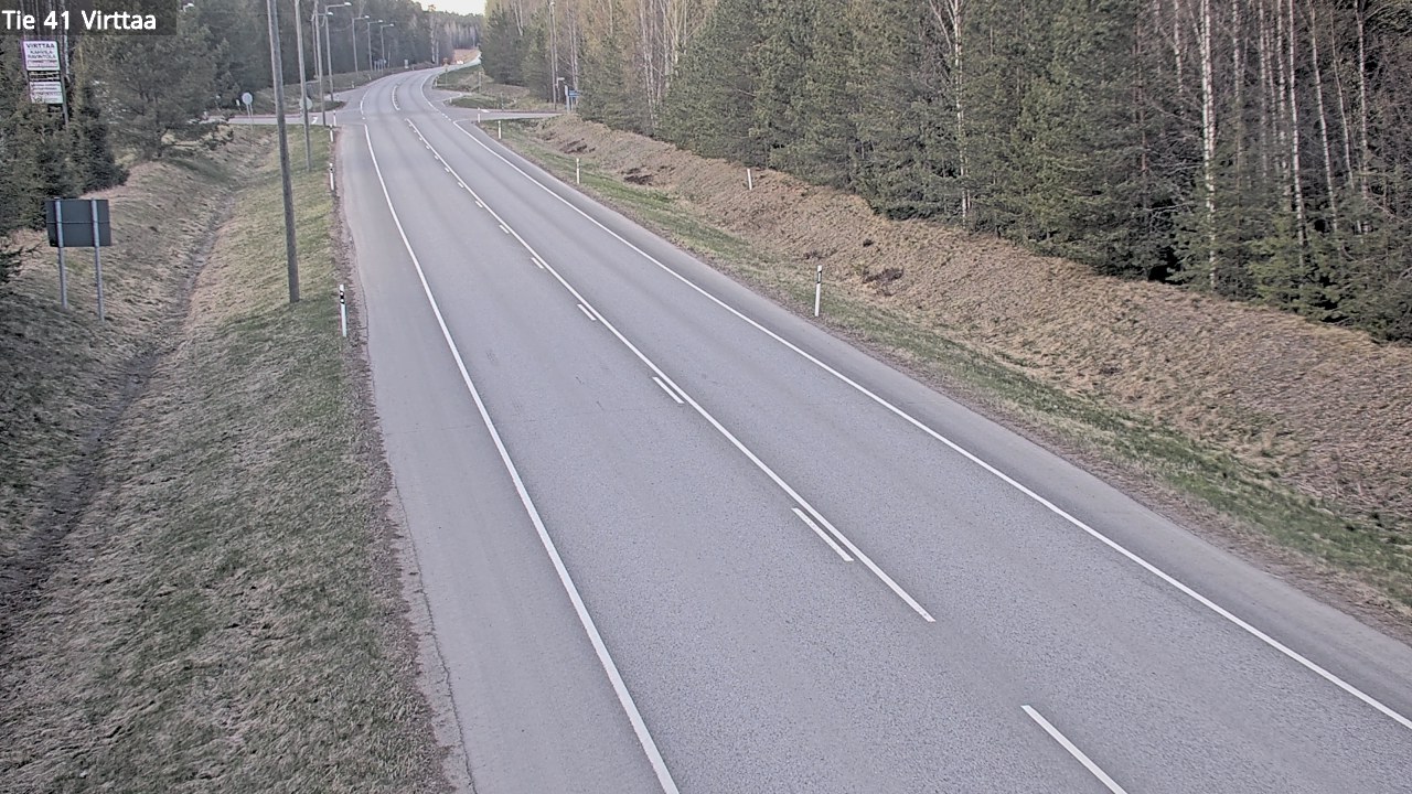 Weather Camera Image Road 41 Virttaa, Loimaa, Varsinais-Suomi