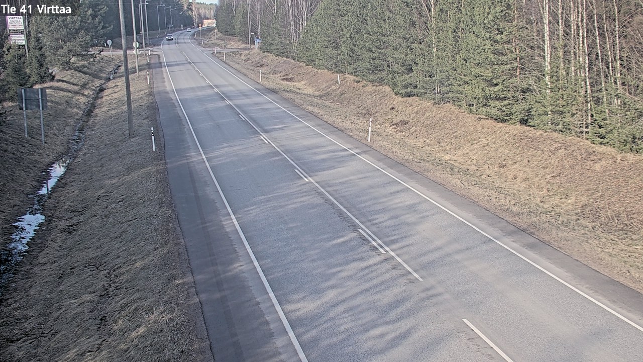 Weather Camera Image Road 41 Virttaa, Loimaa, Varsinais-Suomi