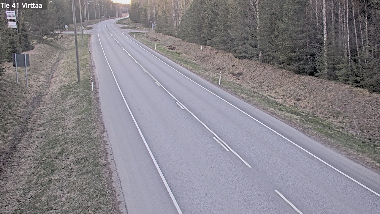 Weather Camera Image Road 41 Virttaa, Loimaa, Varsinais-Suomi