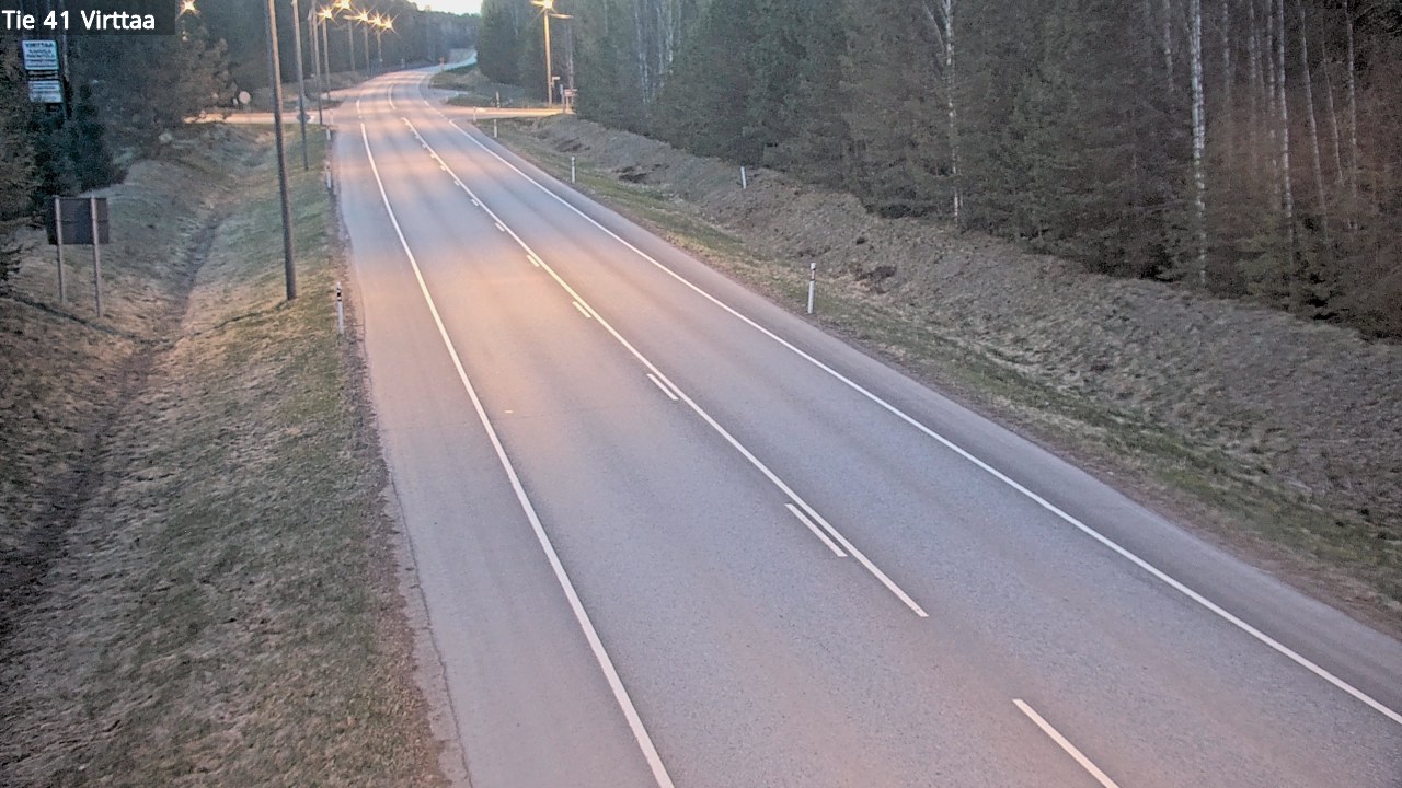Weather Camera Image Road 41 Virttaa, Loimaa, Varsinais-Suomi
