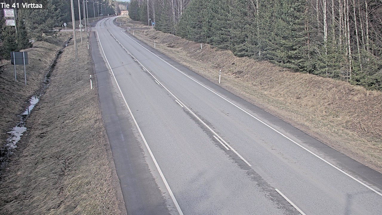Weather Camera Image Road 41 Virttaa, Loimaa, Varsinais-Suomi
