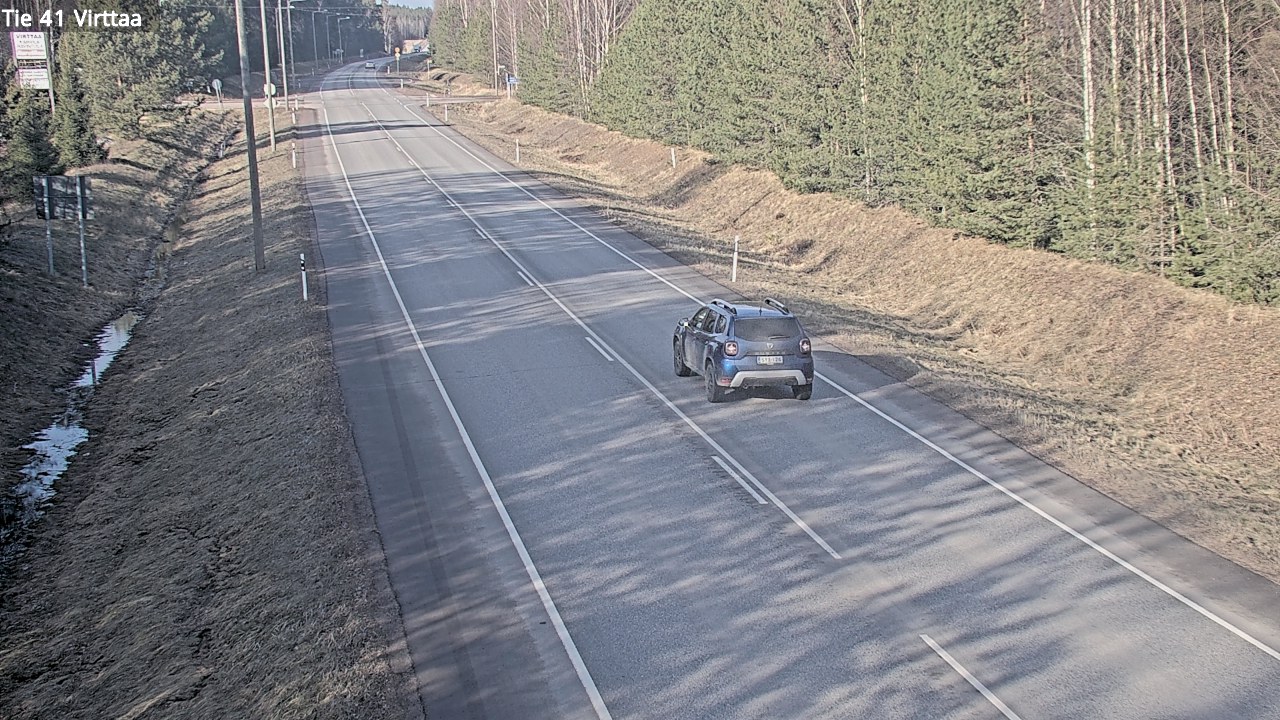 Weather Camera Image Road 41 Virttaa, Loimaa, Varsinais-Suomi