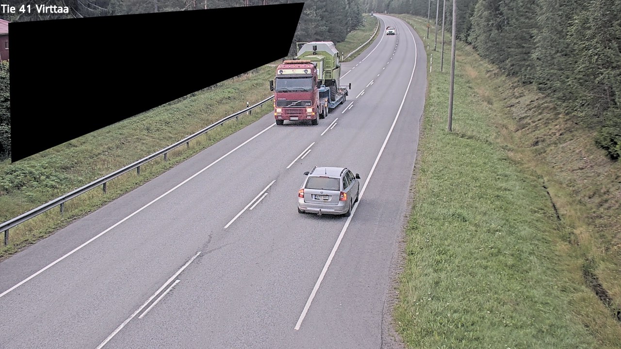 Weather Camera Image Road 41 Virttaa, Loimaa, Varsinais-Suomi