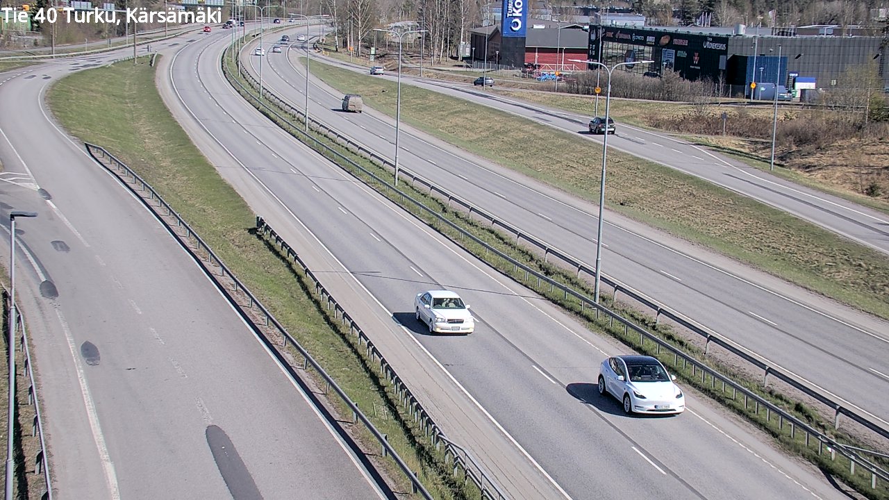 Weather Camera Image Road 40 Turku, Kärsämäki, Turku, Varsinais-Suomi