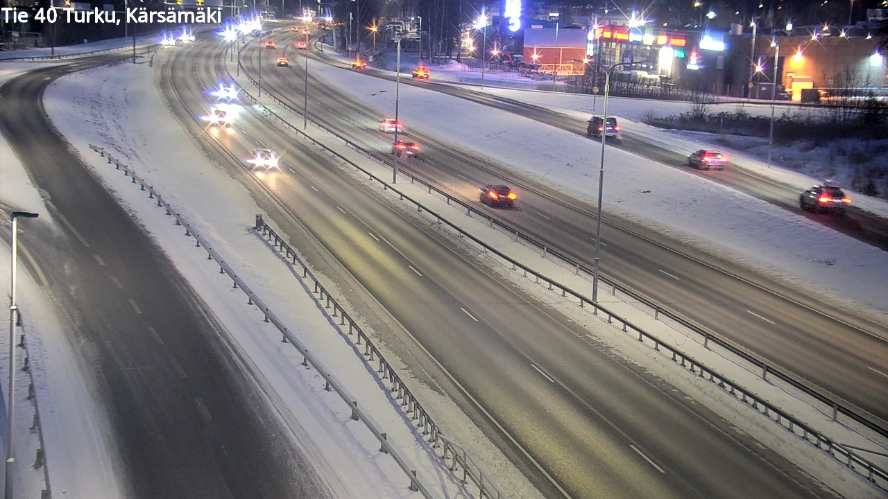 Weather Camera Image Road 40 Turku, Kärsämäki, Turku, Varsinais-Suomi