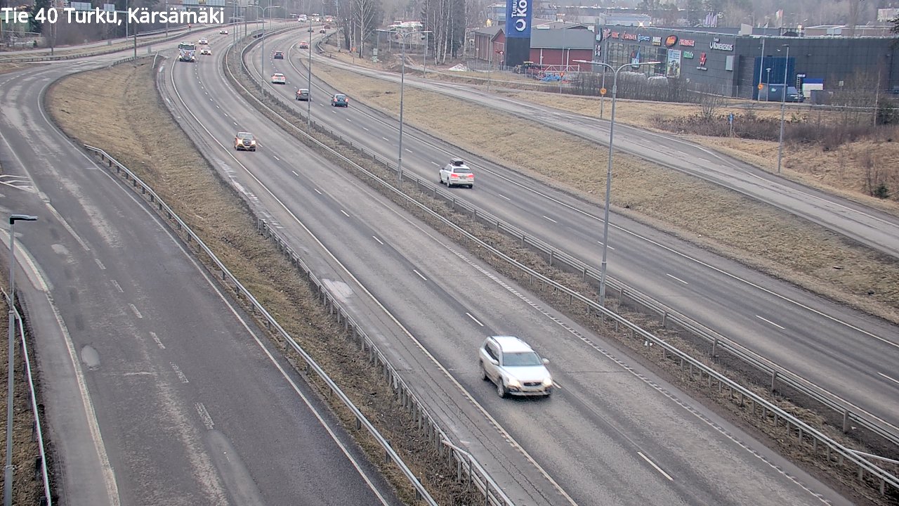 Weather Camera Image Road 40 Turku, Kärsämäki, Turku, Varsinais-Suomi