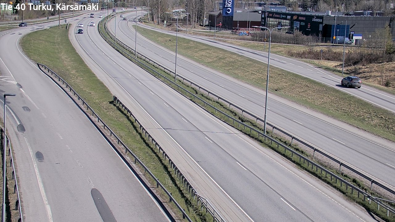 Weather Camera Image Road 40 Turku, Kärsämäki, Turku, Varsinais-Suomi