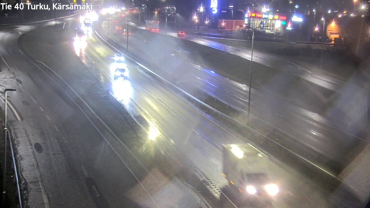 Weather Camera Image Väg 40 Åbo, Kärsämäki, Turku, Varsinais-Suomi