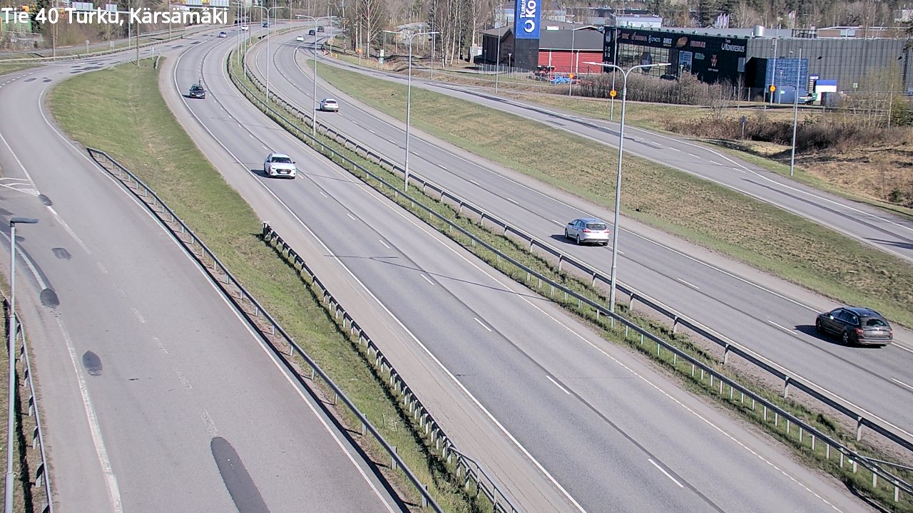 Weather Camera Image Road 40 Turku, Kärsämäki, Turku, Varsinais-Suomi