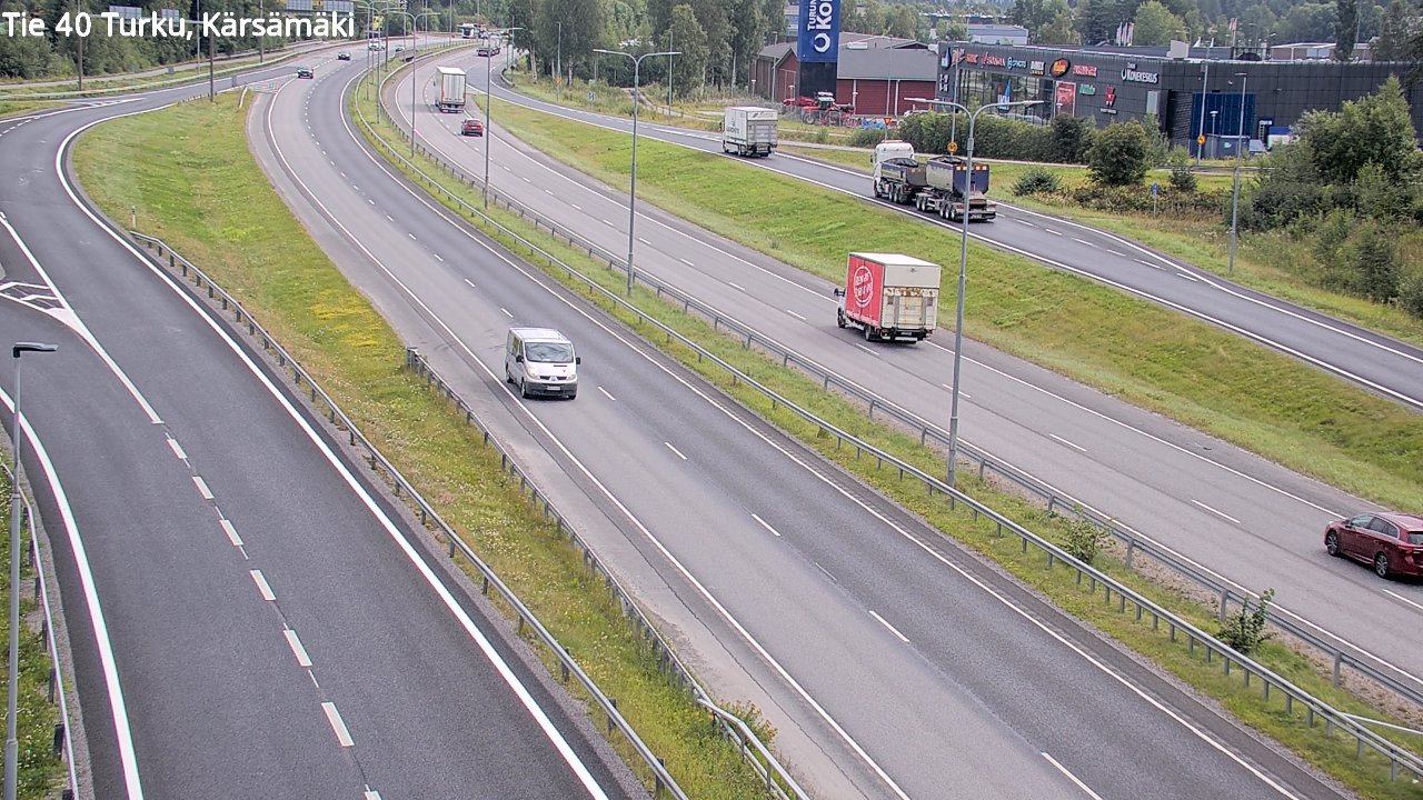 Weather Camera Image Road 40 Turku, Kärsämäki, Turku, Varsinais-Suomi