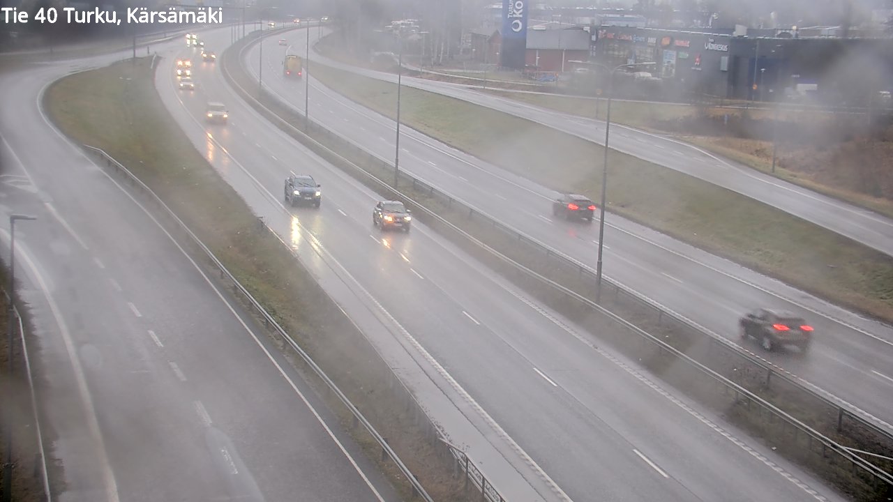 Weather Camera Image Väg 40 Åbo, Kärsämäki, Turku, Varsinais-Suomi