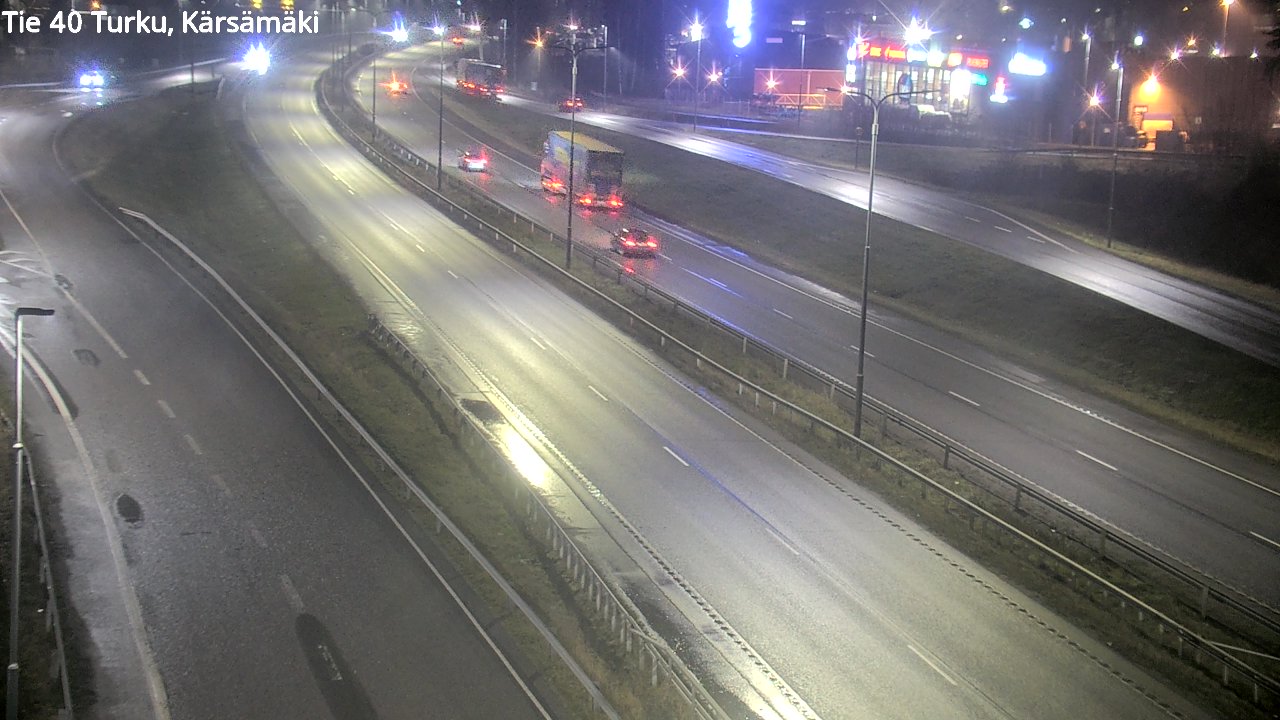 Weather Camera Image Väg 40 Åbo, Kärsämäki, Turku, Varsinais-Suomi