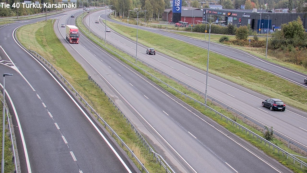 Weather Camera Image Road 40 Turku, Kärsämäki, Turku, Varsinais-Suomi