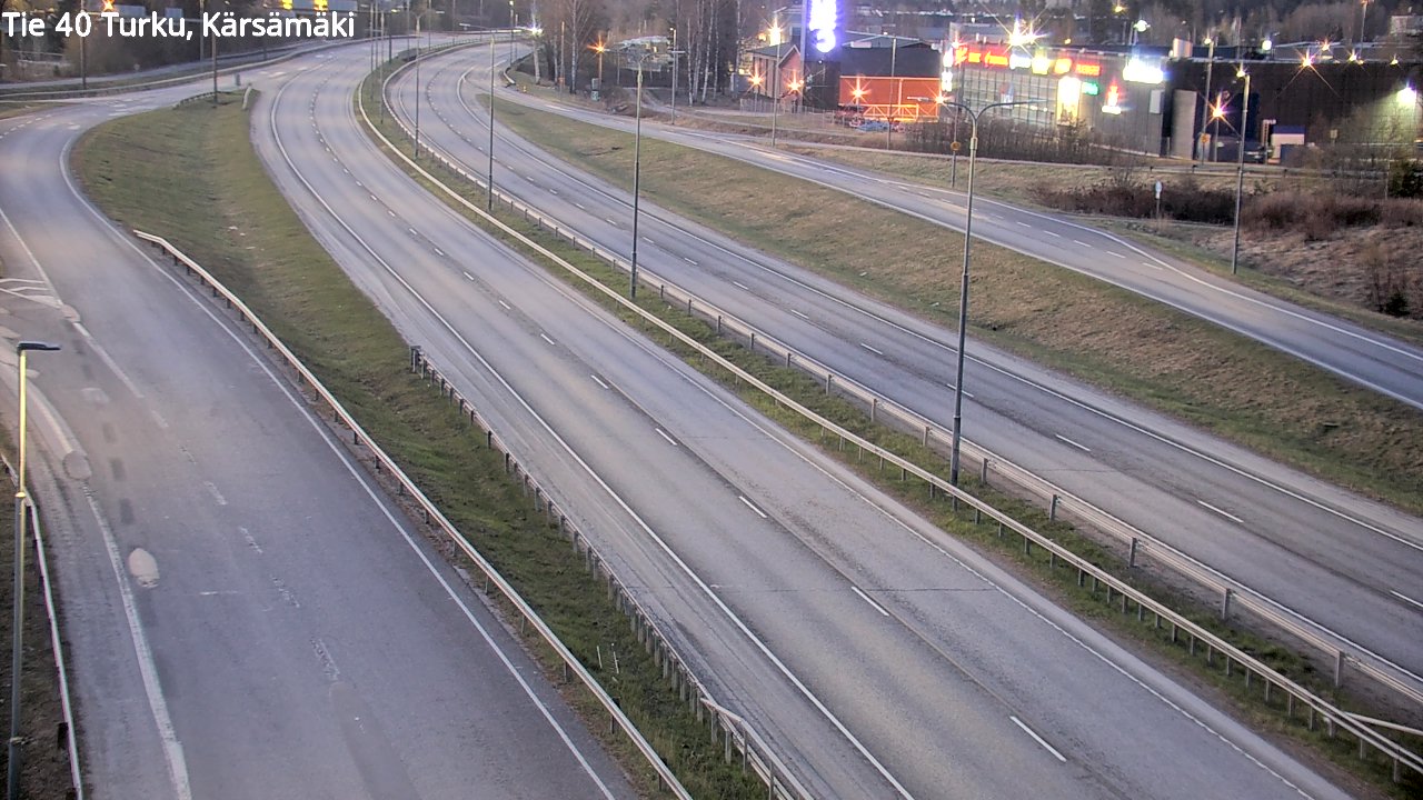 Weather Camera Image Road 40 Turku, Kärsämäki, Turku, Varsinais-Suomi