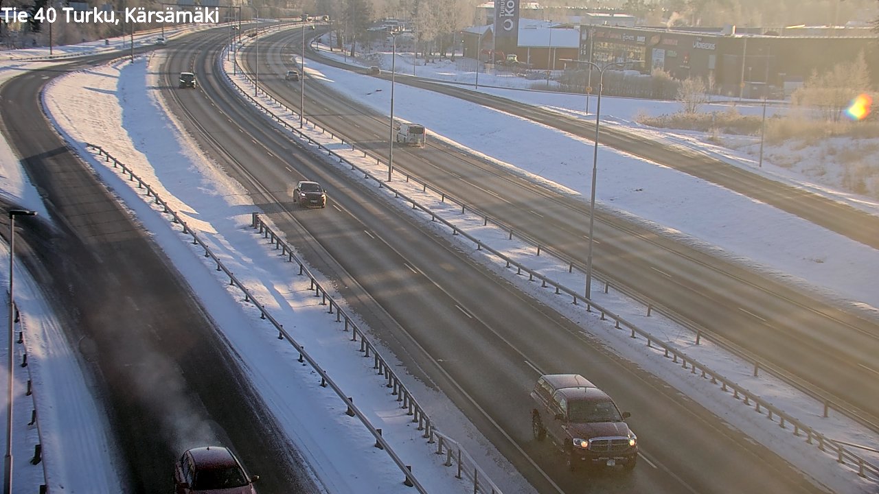 Weather Camera Image Road 40 Turku, Kärsämäki, Turku, Varsinais-Suomi